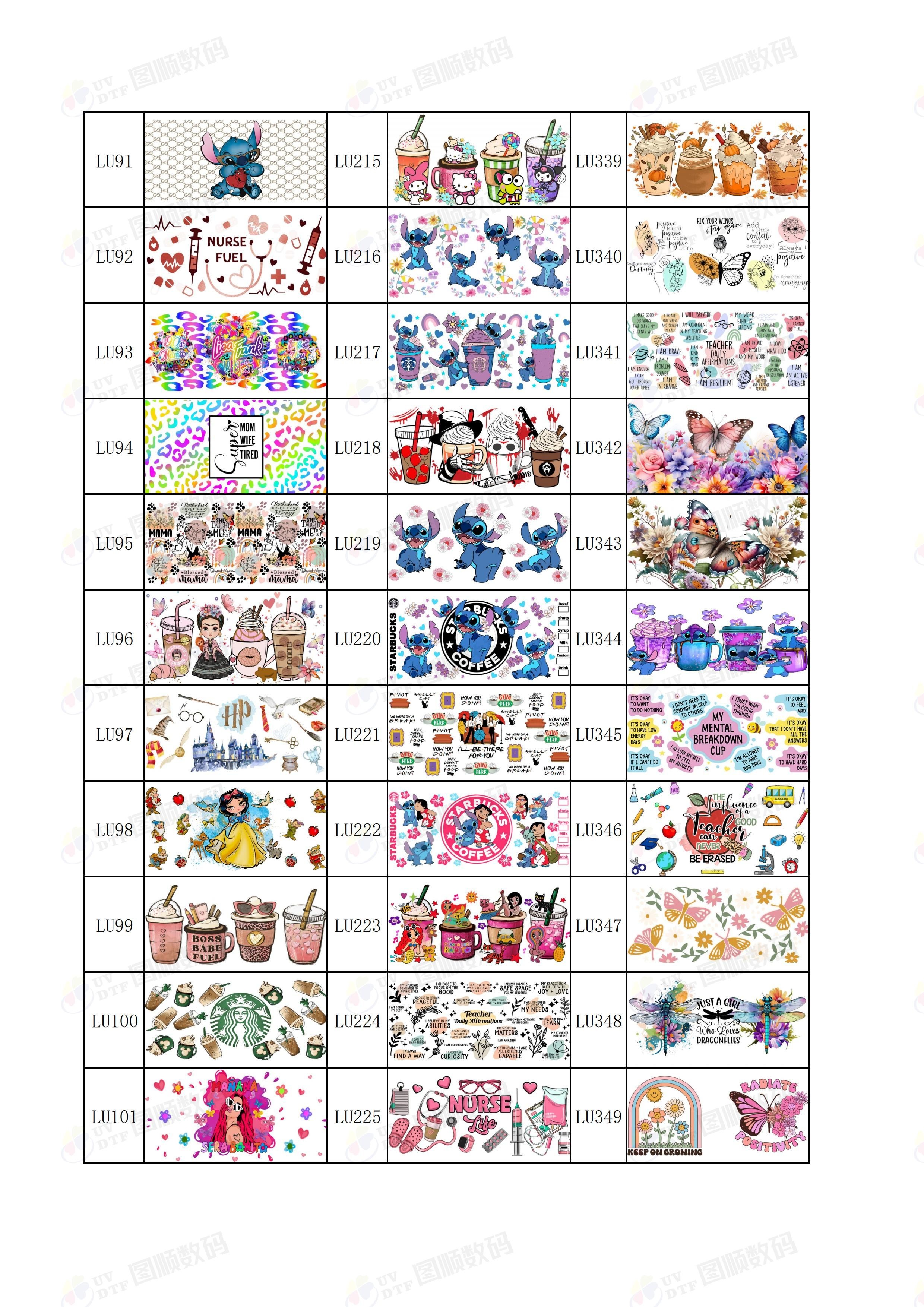 0.1mm Removable Printable UV DTF Cup Transfer Paper For Glass