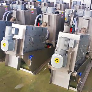 Quality Multi Disc Screw Press Food Industry Sludge Drying Machine wholesale