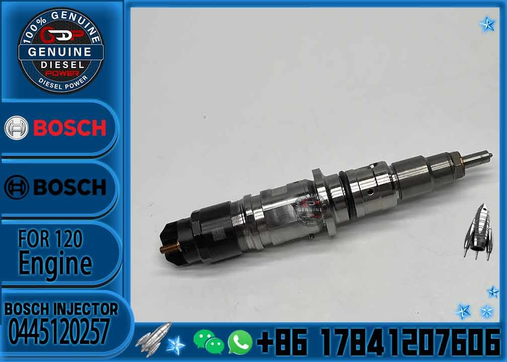 Brand New Diesel Fuel Injector Common Rail Injector Assembly 0445120257 5263230 2Z0130201 for Cummins