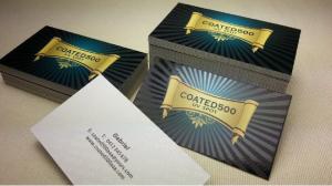 Quality 500gsm Graceful Spot Uv Printing Business Cards 90*50mm With 0.6mm Thickness wholesale