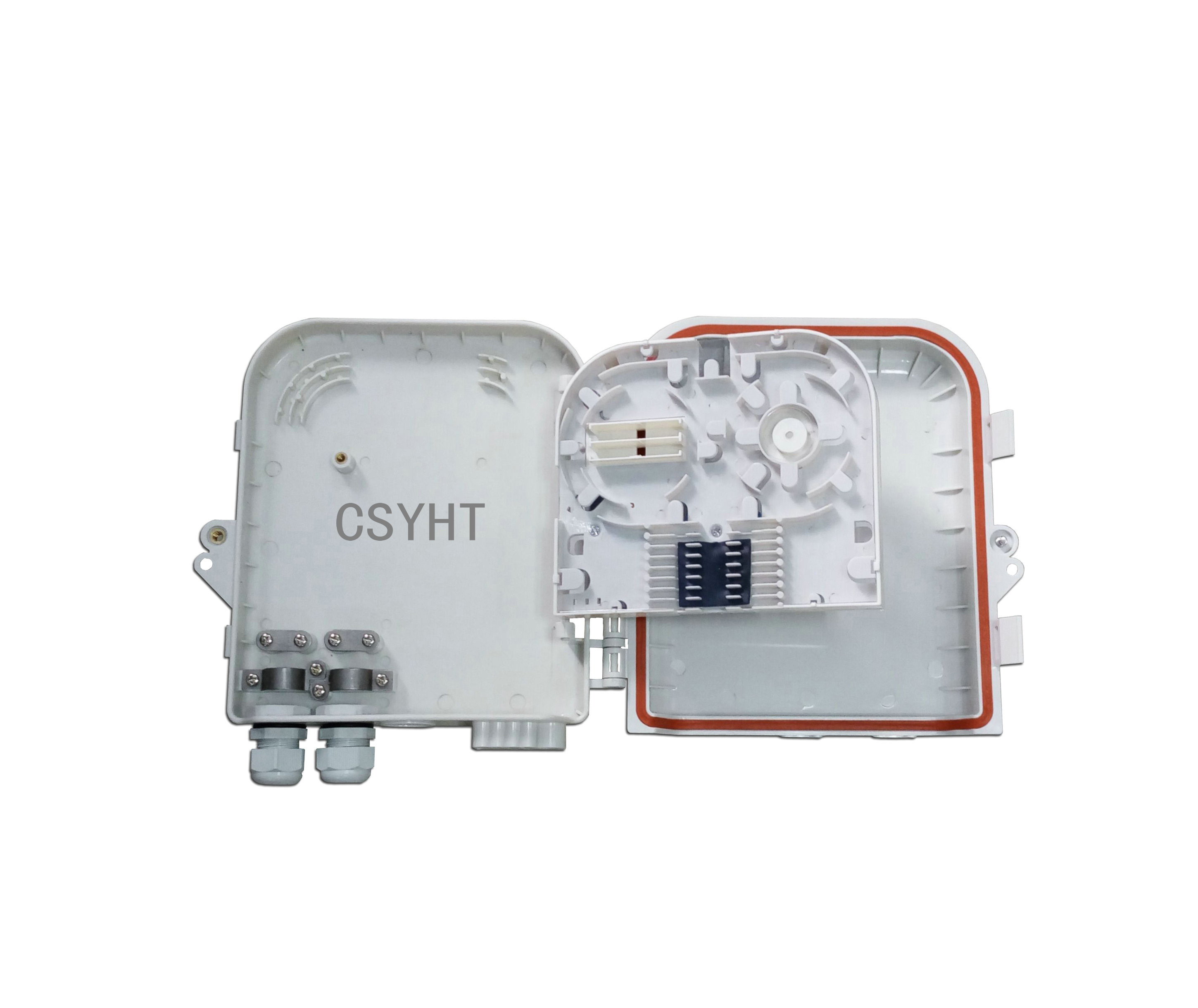 2x8 PLC IP65 Ftth Fiber Optic Termination Box With Lock