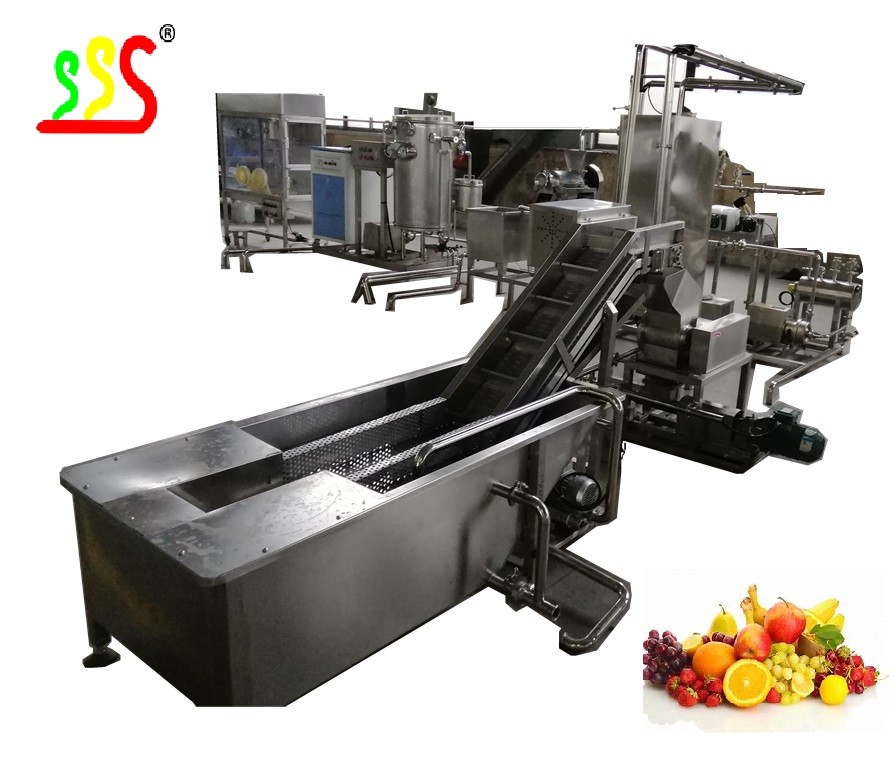 Easy Operate Automatic Mango Juice Production Line Voltage 220V / 380V / 440V