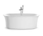White Acrylic Free Standing Bathtub SP1835 Yellowing Resistant High Gloss