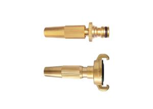 Quality Adjustable Brass Spray Nozzle Multipurpose For Garden Cleaning / Watering wholesale