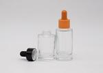 18mm Cosmetic Essential Oil Dropper 100ml Skin Care Glass Bottle