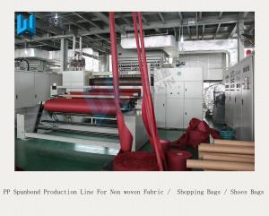 Quality PLC Control PP Spunbond Production Line For Non woven Fabric Shopping Bags wholesale