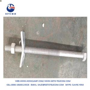 Quality Galvanized Pole Head Coupling Bolt Strut Pole Line Bolt Hardware wholesale