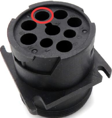 Type 1 Deutsch 9 Pin J1939 Male Plug Connector with 9 PCS of Pins