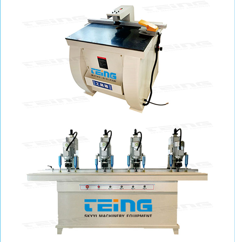 Standard Motor Double Head Hinge Boring Machine for Panel Furniture Production Line