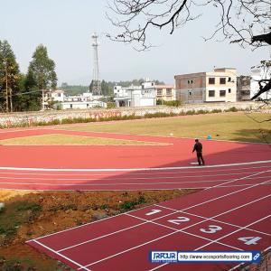 Quality Sound Proof Thickness 13mm Synthetic Sports Flooring Red Blue Green Colour wholesale