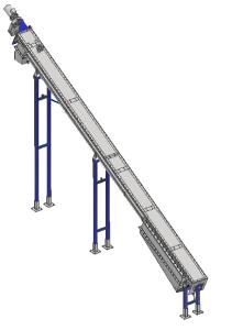 Quality 300mm Diameter 4kw Inclined Screw Conveyor wholesale