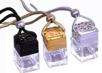 Square Hanging Car Perfume Bottle Pendant 8ml Perfume Bottles