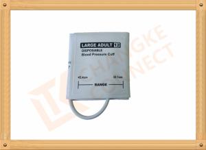 Quality Large Adult Non Invasive Blood Pressure Cuff Disposable NIBP Cuff White Fiber wholesale