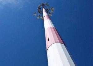 Quality Galvanized / Painted Surface Monopole Antenna Tower Flat Rack Container wholesale