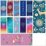 Suede Yoga Mat, Travel Yoga Mat, Printed design yoga mat