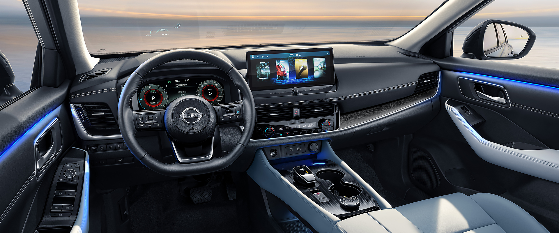 Nissan X Trail Hybrid E-Power Dual Motor 4WD Petrol Electric Luxury Max and Length * Width * Height 4770*1895*1689mm