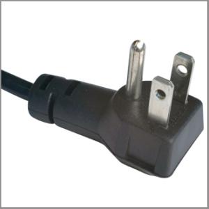 Quality North American power cord with UL Nema 5-15p angled plug wholesale