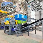 Metal Recycling Dual Shaft Shredder Municipal Solid Waste Twin Shaft Shredder