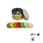 Thickness 10mm Diamond Floor Polishing Buffer Pads For Concrete 80mm 100mm