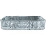 Crystal Clear Rectangular Countertop Sink Bathroom 460mm 330mm 105mm Hand Wash