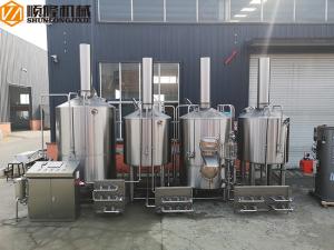Quality Stainless Steel Brewhouse Equipment , 20HL Steam Heated Beer brewing Equipment wholesale