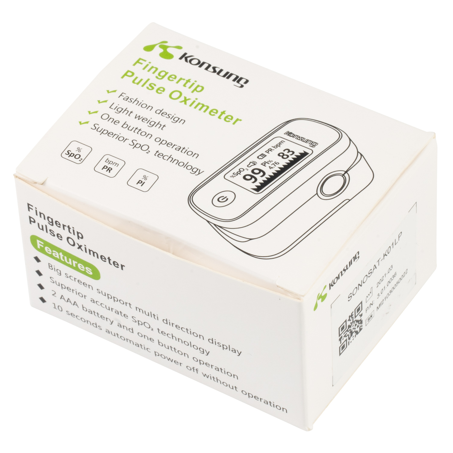 Accurate Results OLED Fingertip Digital Pulse Oximeter For Home Use