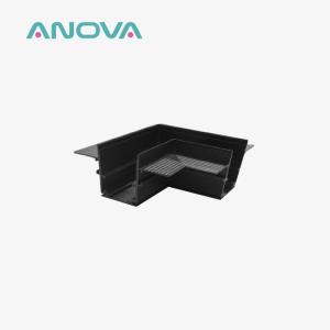Quality Aluminum 100x100mm Led Track Rail Recessed 24V/48V Track Lighting Accessories wholesale