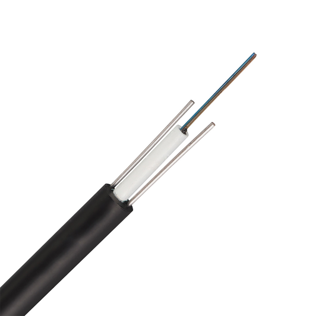GYXY Non Armored Unitube FTTH Drop Fiber Optic Cable 1-24 Core