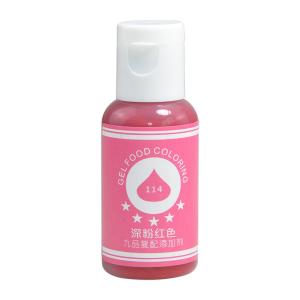 Quality Easy To Mix Fondant Coloring Gel , Deep Pink Edible Gel Colors wholesale