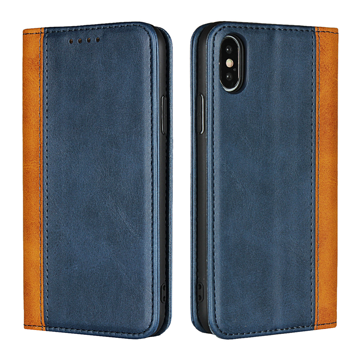 iPhone XS Wallet Case, Assorted Color Flip Cover[Kickstand Feature] For Apple iPhone 6,7,8,X,XS,XS MAX,XR