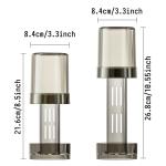 Toothbrush Holder Stand with Cover Cup Height Adjustable Electric Toothbrush
