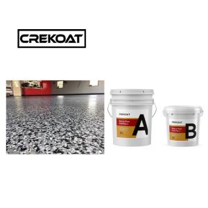 Quality Low VOC Decorative Epoxy Resin Floor Coating 3mm High Build wholesale