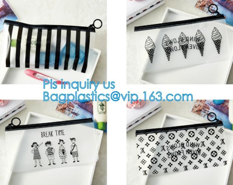 underwear packing slider zipper bags with hanger, Cosmetic k clear bubble bags, Manufacturer Clear Vinyl Slider Ba