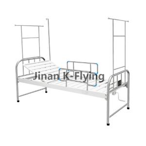 Quality One Crank Stainless Steel Hospital Bed 200*90*50cm wholesale
