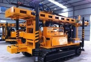 Telescopic Water Drilling Rig with 2.5m Mast Extension Drilling Diameter 200