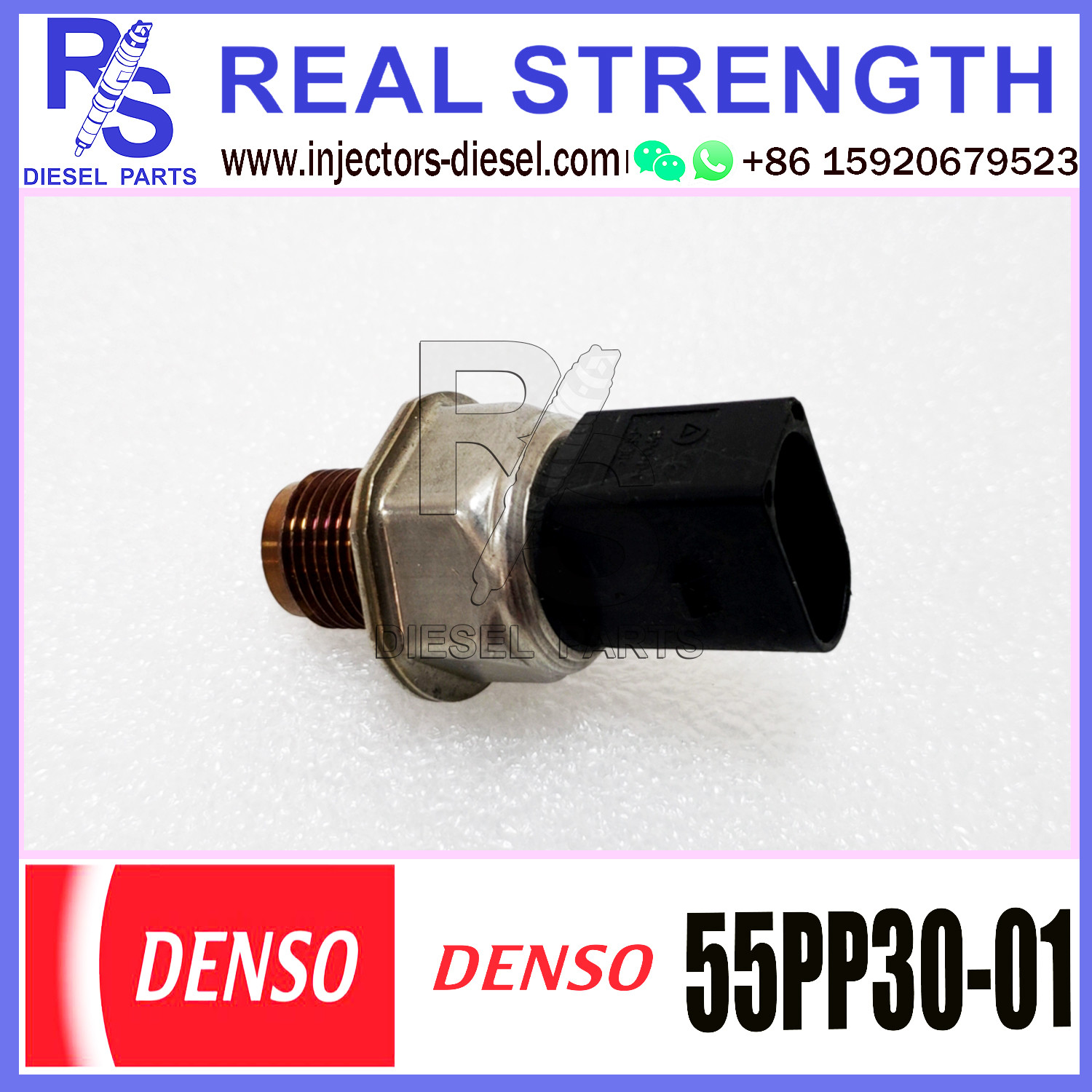 55PP02-03 Fuel Rail High Pressure Sensor 180Mpa For Peugeot 307 2.0 HDI 16V