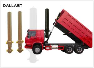 Quality Single Acting Hydraulic Cylinder Long Stroke , Dump Truck Hydraulic Ram wholesale