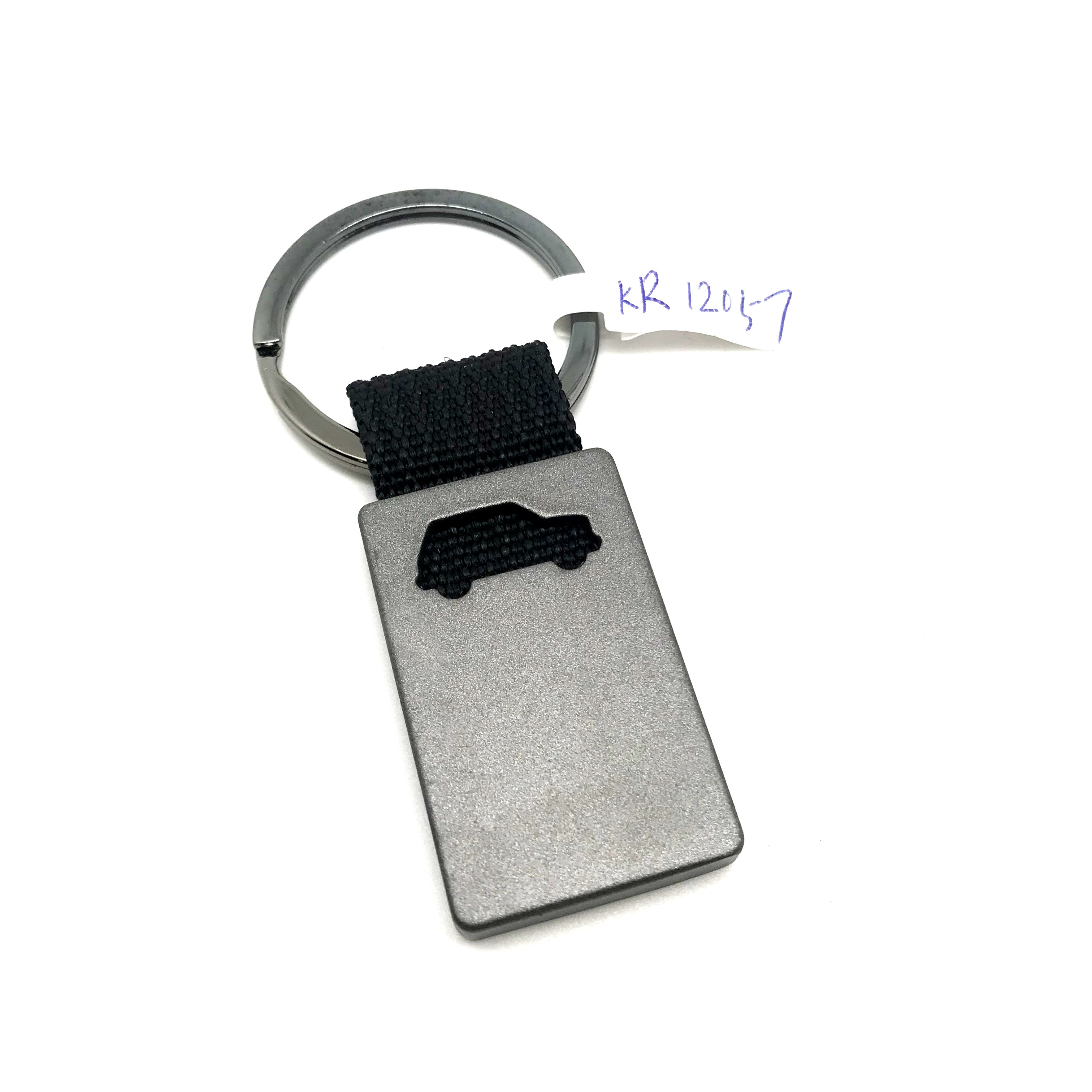 Zinc Alloy Metal Keychain Holder with Black Gun Finish for OEM/ODM Performance