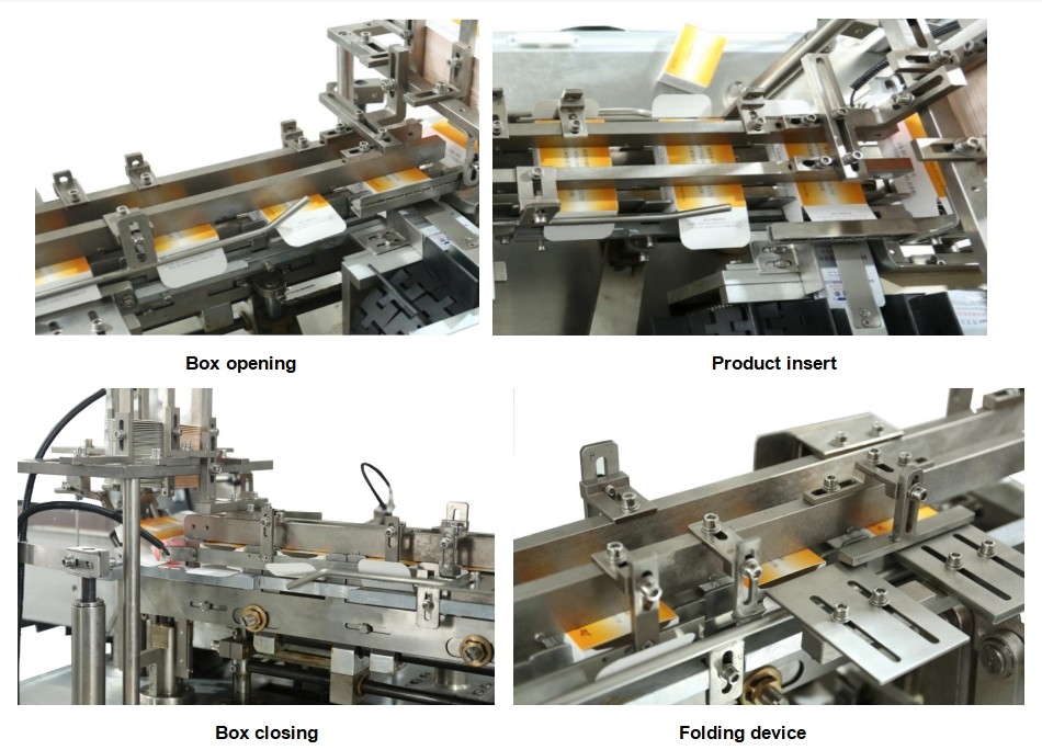 Fully Automatic Vertical Small Bottle Tube Cartoner Packaging Blister Plate Board Sachet Cartoning Box Packing Machine
