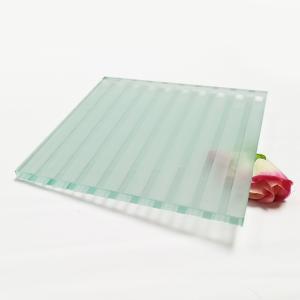Quality OEM Decorative Frosted Glass Interior Doors Partition Bathroom Door Decorative Toughened Glass Flat / Curved / Irregular Shapes wholesale