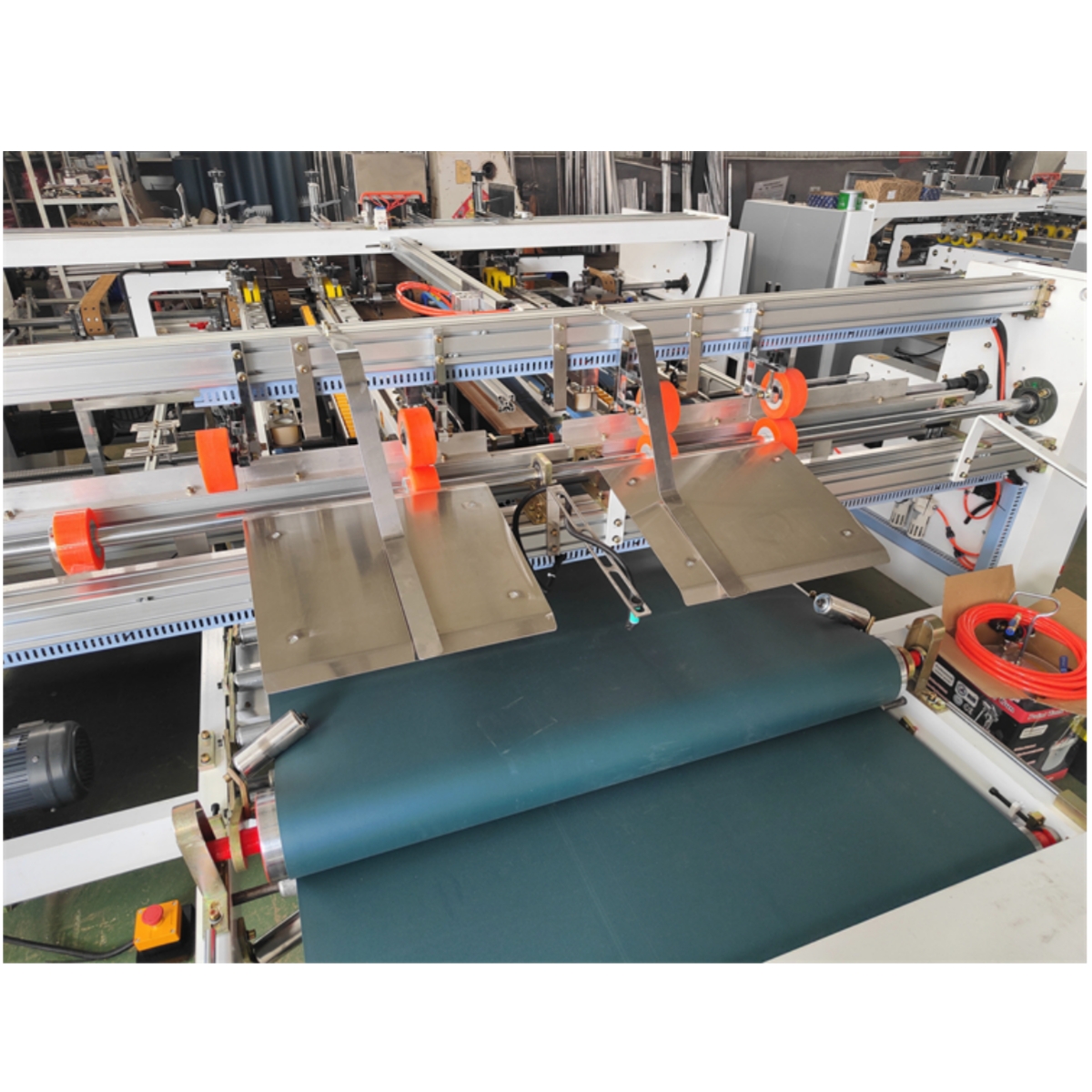 High Speed Semi-automatic Double Pieces Folder Gluer Machine for Carton Pasting Shops
