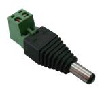 2.1mm Screw DC Male Plug CCTV Cable Accessories Camera Terminal 12V Low Voltage