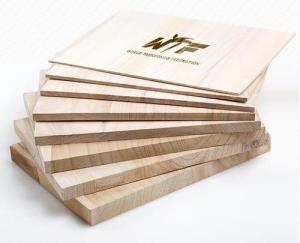 Quality Natural Color Paulownia Taekwondo Breaking Board For Sport Equipment wholesale