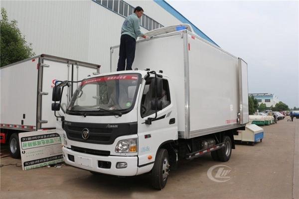 Foton Frozen Delivery Truck Refrigerated Box Truck 3 Ton 4.1 Meters Customized
