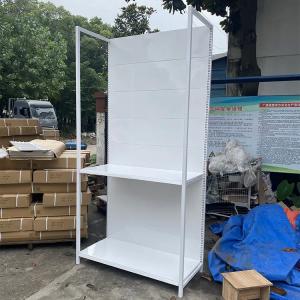 Quality Factory Custom Color Size White supermarket display shelves supermarket gondola shelving for display rack wholesale