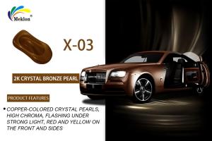 Quality 1K Bronze Car Pearl Paint Mildewproof Practical Acid Resistant wholesale
