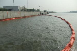 Quality 900gsm Waterproof TPU Tarpaulin For Oil Boom Fence wholesale