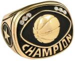 Trophy Prize No Years Fantasy Basketball League Champion Championship Rings