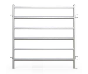 Quality Six Bars Heavy Duty Metal Oval Rail Cattle Corral Panels For Sale For Au wholesale