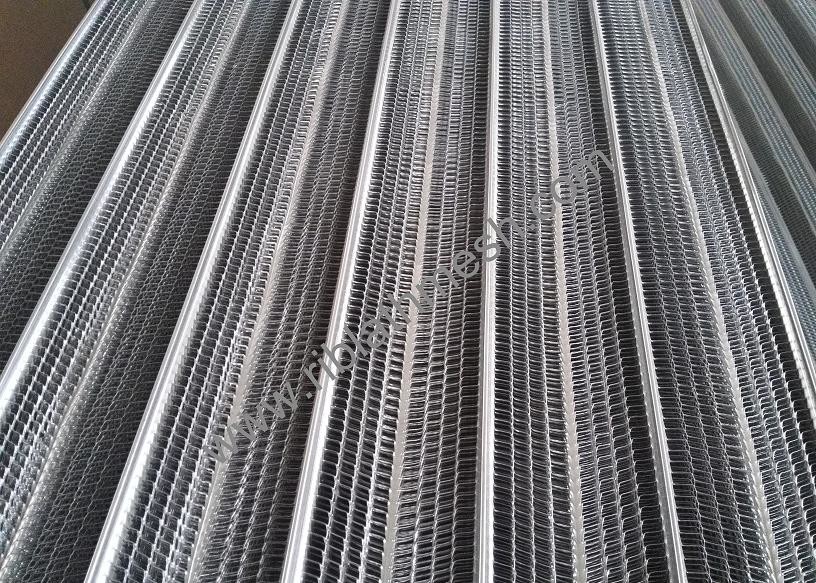High Rib Lath Mesh Height 4mm / 8mm /10mm With Herringbone Mesh Pattern